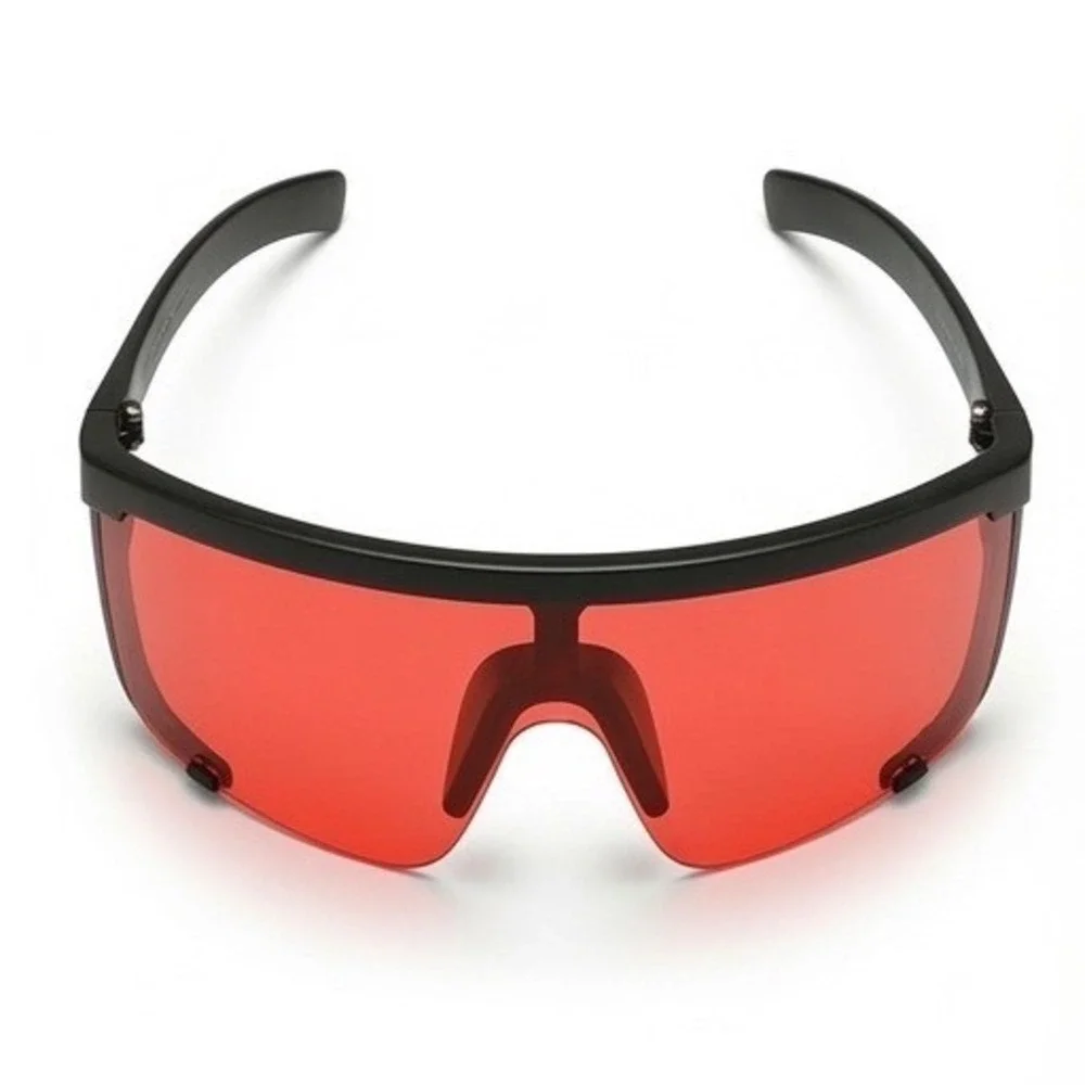 Mens Red Shield Sunglasses Futuristic‎ Flat Top Oversized Visor Streetwear UV400